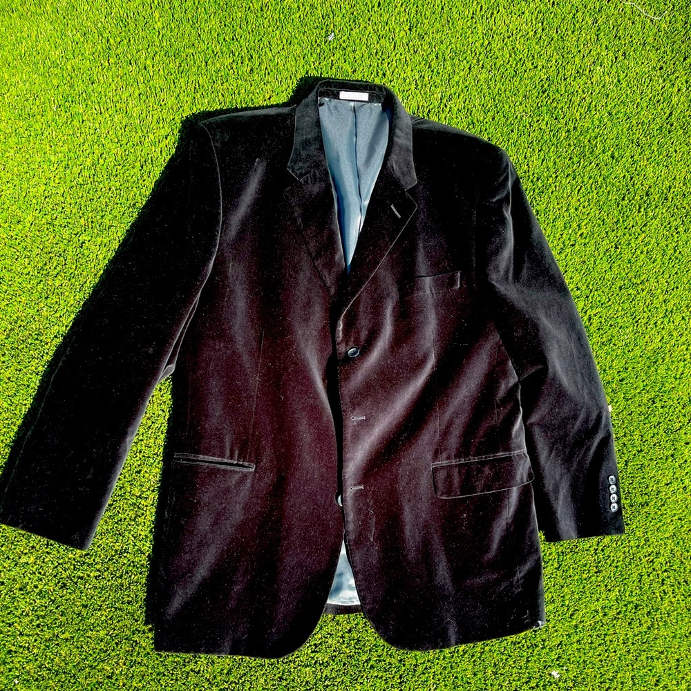 Black Velvet Blazer XL BRAND NEW
